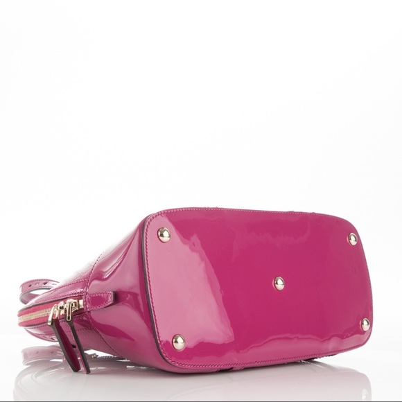 Gucci Nice Microguccissima Patent Leather Top Handle Bag, Fuchsia - Picture 3 of 7